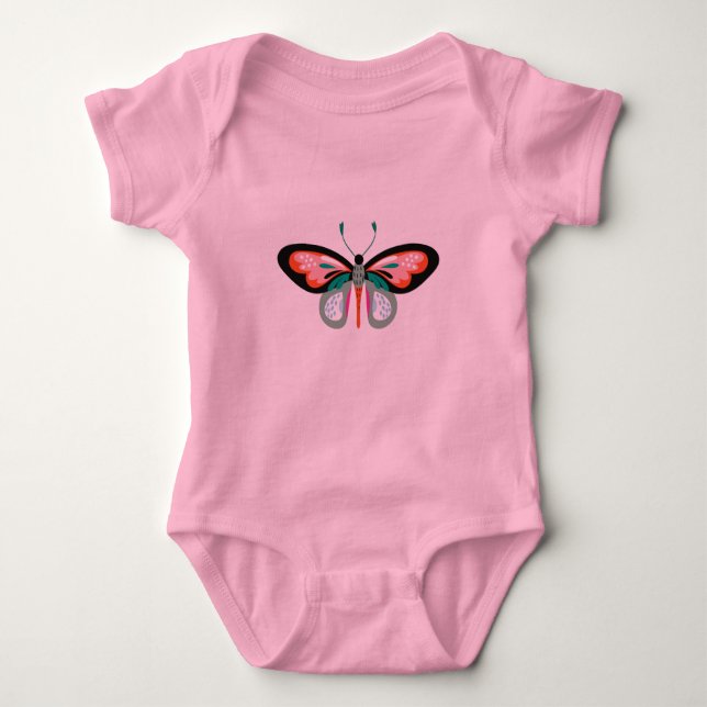 Body Para Bebê Butterfly Baby Bodface (Frente)
