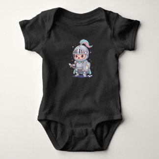 Body Para Bebê Caballero Medieval Kawaii Be
