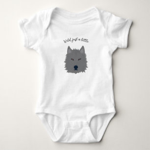 Body Para Bebê Cabeça de lobo