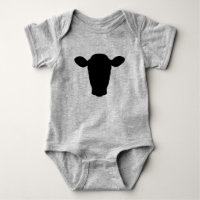 Cabeça de Vaca Bebê Roupa