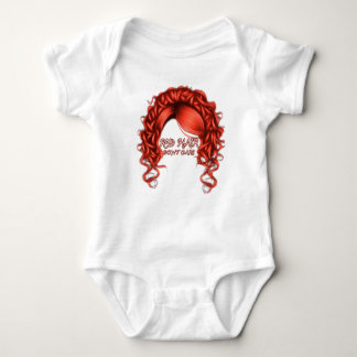 Body Para Bebê Cabelo Vermelho, não se importe com o vestido de b
