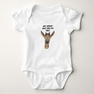 Body Para Bebê Cabra engraçada Onsie
