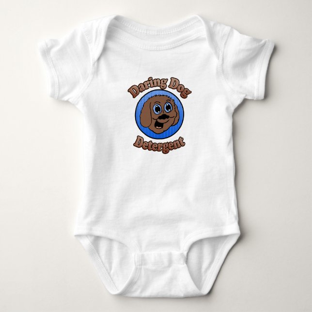 Body Para Bebê Cachorro Atento Detergente (Frente)