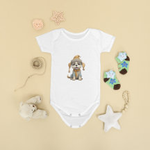 Cachorro bonito com roupas de inverno