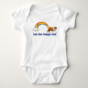 Body Para Bebê Cachorro e Grafite