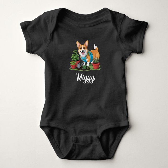 Body Para Bebê Cachorro Fofo (Frente)