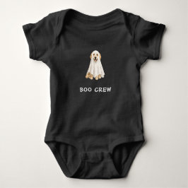 Body Para Bebê Cachorro Golden Retriever Fofinho Fantasma de Hall