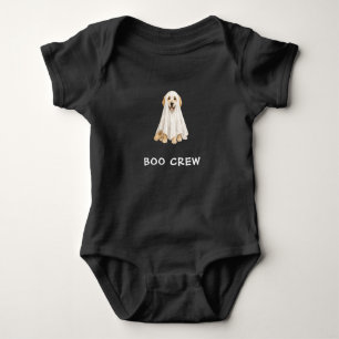 Body Para Bebê Cachorro Golden Retriever Fofinho Fantasma de Hall