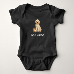 Body Para Bebê Cachorro Golden Retriever Fofo de Halloween Enfaix