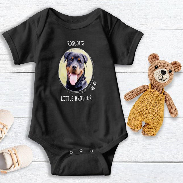 Body Para Bebê Cachorro Lover Pequeno Irmão Fora Personalizada Pe (Criador carregado)