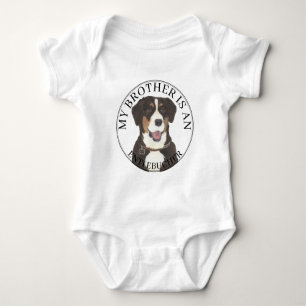 Body Para Bebê Cachorro-Montanha Personalizado