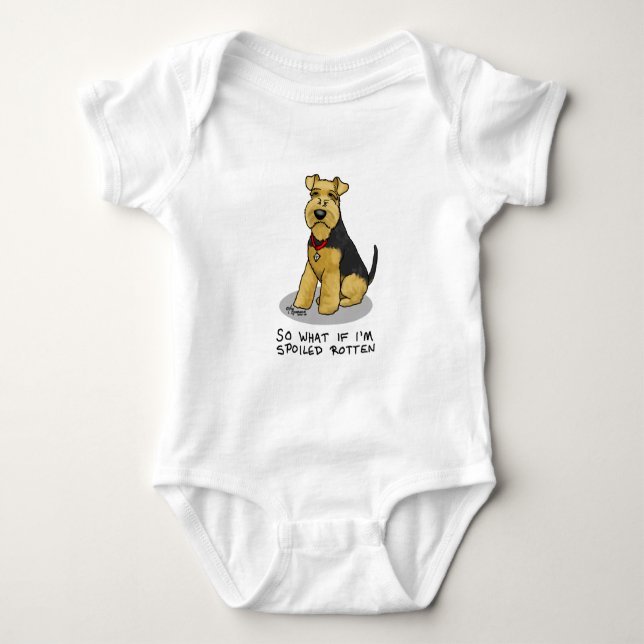 Body Para Bebê Cachorro podre podre - Cachorro (Frente)