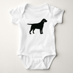 Body Para Bebê Cachorro Preto