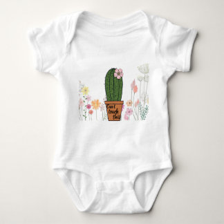 Body Para Bebê cactus-can' t touch this-