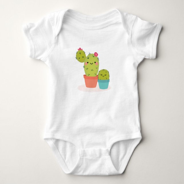 Body Para Bebê Cactus Cute (Frente)