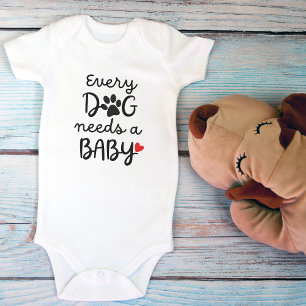 Body Para Bebê Cada Cachorro precisa de um bebezinho