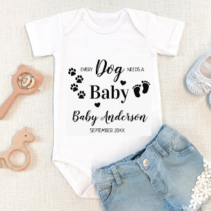 Body Para Bebê Cada Cão Precisa De Um Anúncio De Gravidez