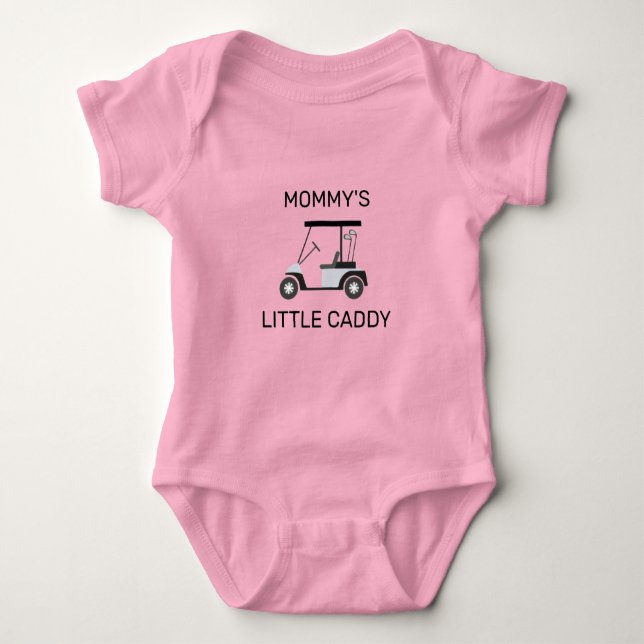 Body Para Bebê Caddie da Mamãe - Parceira de Golfe (Frente)