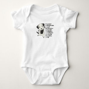 Body Para Bebê Cães Dalmáticos Características do Cão