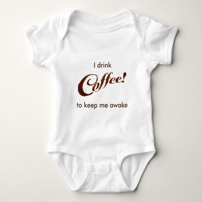 Body Para Bebê Café Café - Saída (Frente)