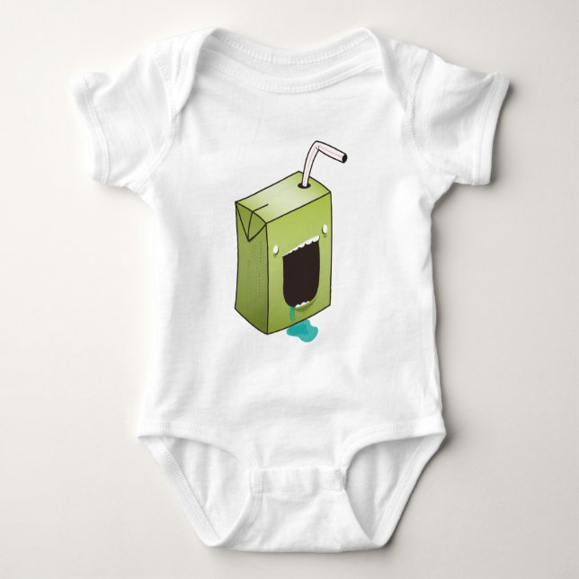 Body Para Bebê Caixa drooling do suco do monstro (Frente)