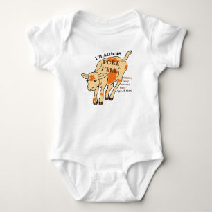 Body Para Bebê Calça de cowboy de cowboy do oeste