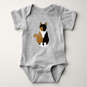 Body Para Bebê Calico Cat Baby Bodydress