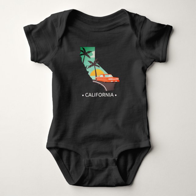 Body Para Bebê California Baby Bodydress (Frente)