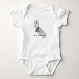 Body Para Bebê California Urso | Bodysuit para Bebê