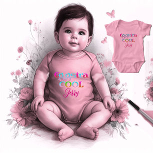 Body Para Bebê Caligrafia Moderna Páscoa Legal Extra Cute de Ovos