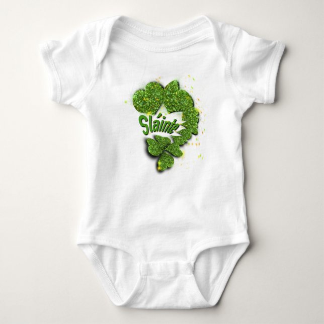 Body Para Bebê Camarões verdes | espumantes ShainteT-Shirt (Frente)