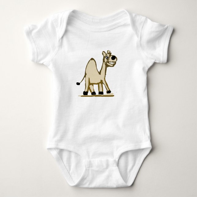 Body Para Bebê Camel (Frente)