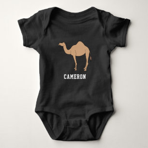 Body Para Bebê Camelo Menino Aniversário Personalizado Nome Custo