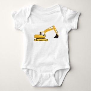 Body Para Bebê Caminhão de Construção da Escavadora