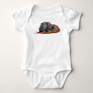 Body Para Bebê Caminhão de desenho animado