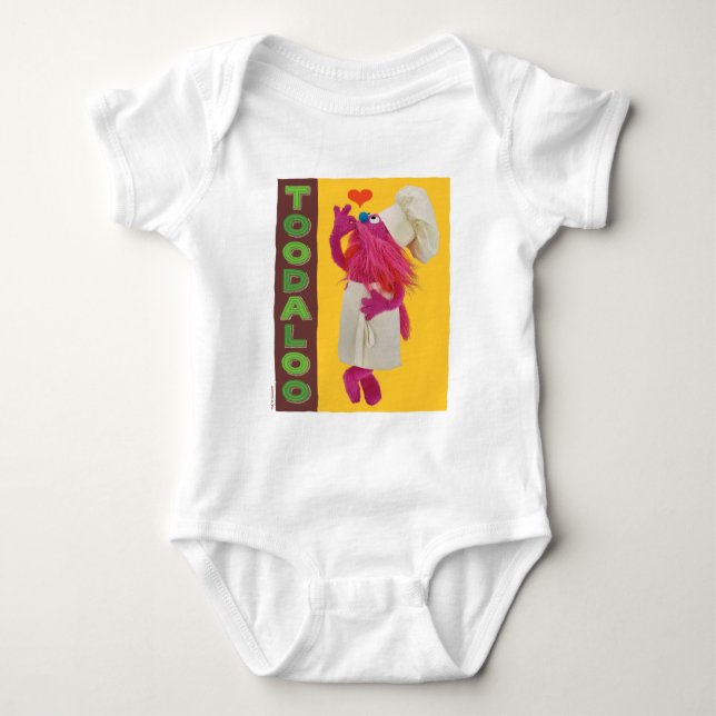 Body Para Bebê Caminhão Foodie do Monstro do Biscoito | Toodaloo (Frente)