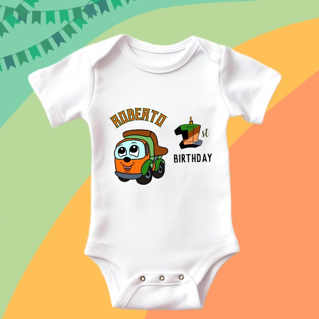 Body Para Bebê Caminhãozinho (Criador carregado)
