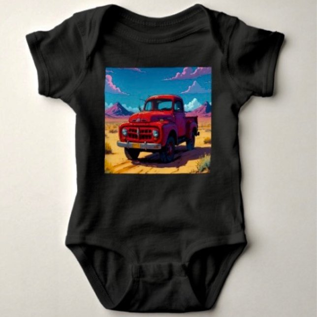 Body Para Bebê Caminhonete Americana Clássica (Criador carregado)