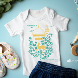 Body Para Bebê Camisa-T de roupa de bebê IMAMA REZA