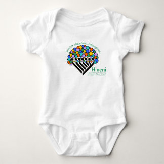Body Para Bebê Camisola de Bebê do Hineni Learning Center - Branc