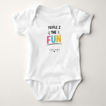 Camisola Triplo 2 O Bebê Divertido