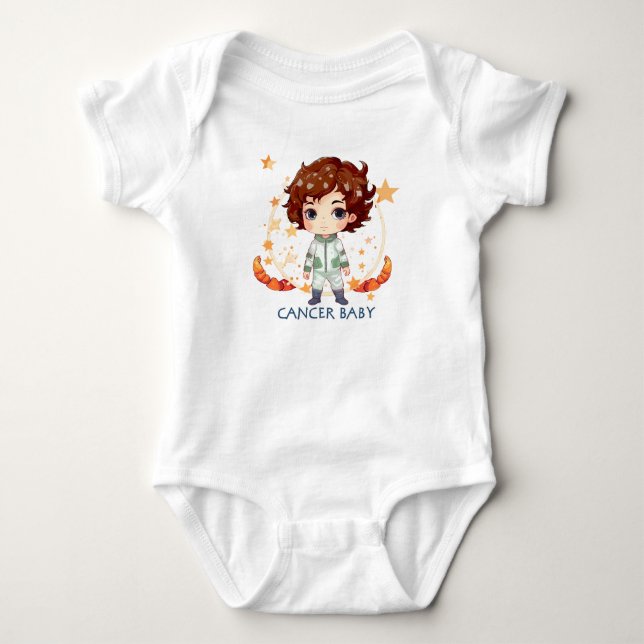 Body Para Bebê Cancer Baby 2 (Frente)