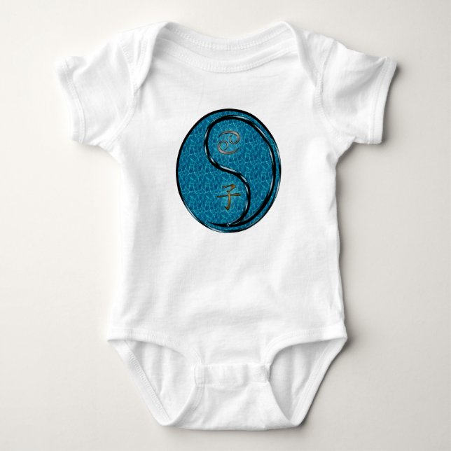 Body Para Bebê Câncer & Rato de Água (Frente)