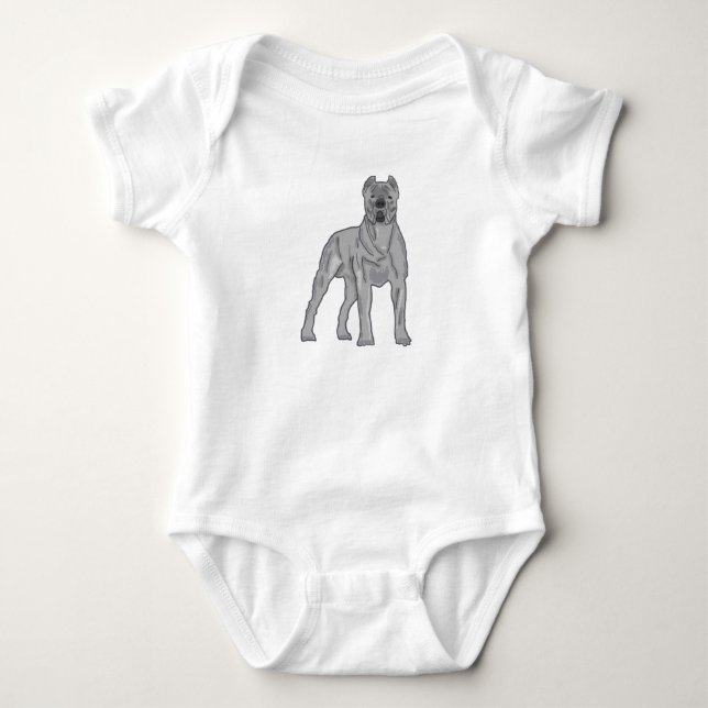 Body Para Bebê Cane Corso (Frente)
