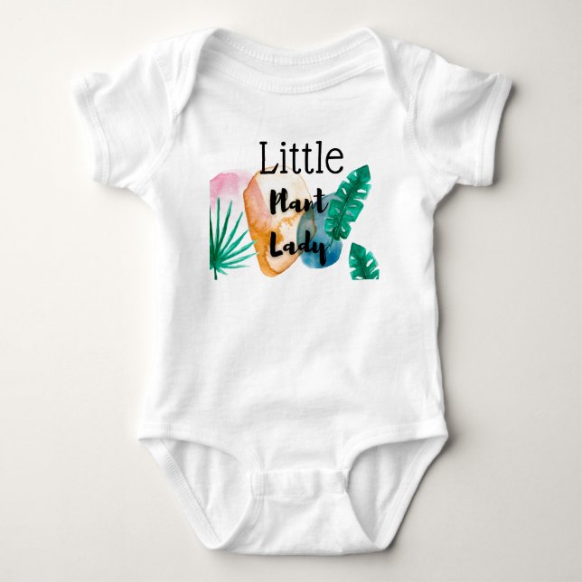 Body Para Bebê Caneca da Dama das Plantas (Frente)