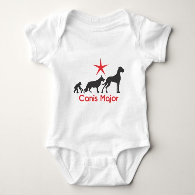 Body Para Bebê Canis Major Grande Dano (Frente)