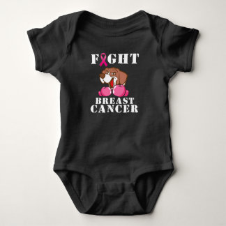 Body Para Bebê cão beagle luta contra o cancer