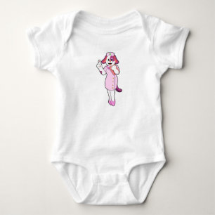 Body Para Bebê Cão como enfermeiro
