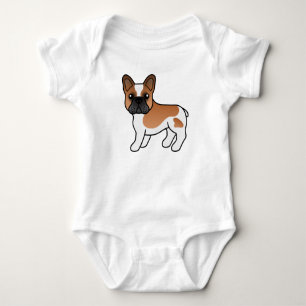 Body Para Bebê Cão-de-Cartoon Cachorro-Bravo-da-índia