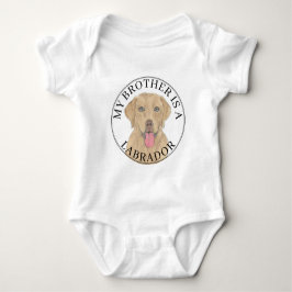 Body Para Bebê Cão Labrador Dudley